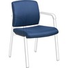 Lorell Stackable Chair Upholstered Back/Seat Kit, Navy 30948